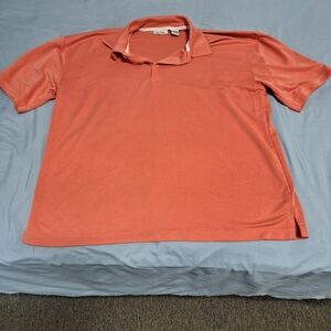 A Burma Bibas men's polo style shirt in a size Large. Pre-loved in good conditio